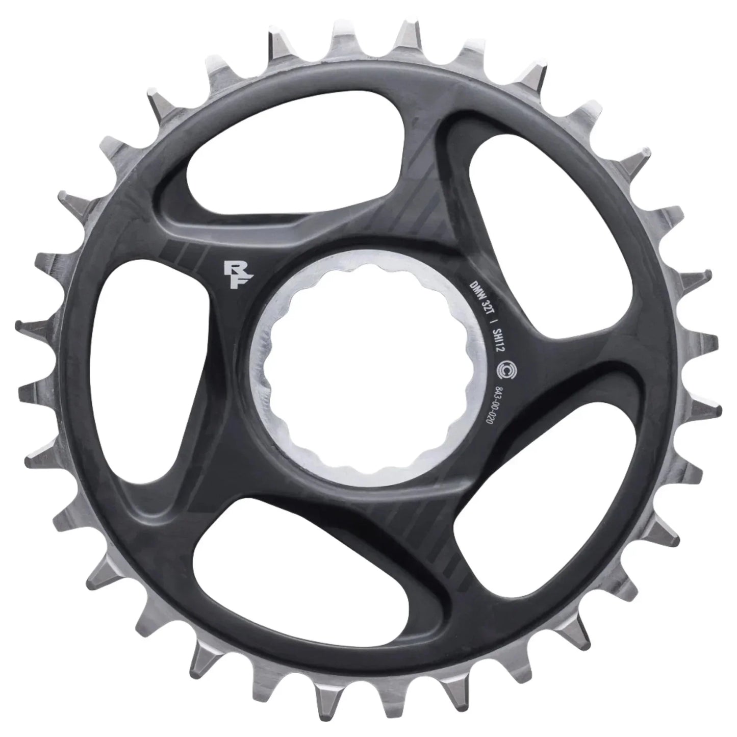 RaceFace ERA Direct Mount Chainring - 30t DM CINCH For Shimano 12-Speed HG+ Compatible Chain BLK - Bicycle Warehouse