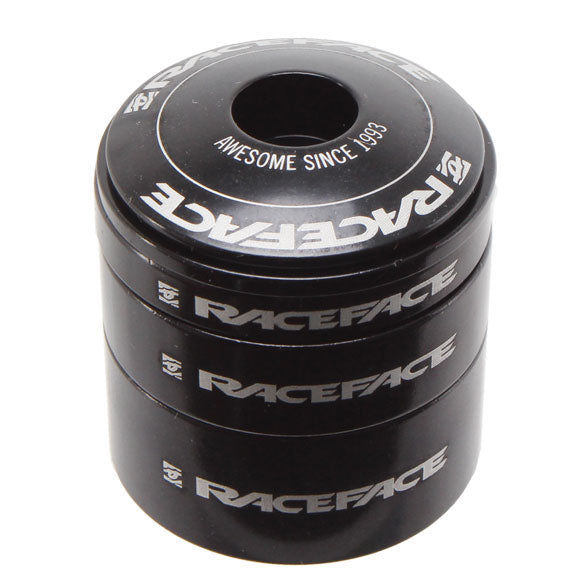 Headset Spacer Kit with Top Cap Aluminum Black - Bicycle Warehouse