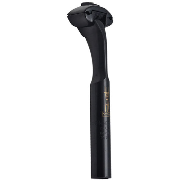 Wakizashi Aero Seatpost 27.2 x 218mm - Black - Bicycle Warehouse