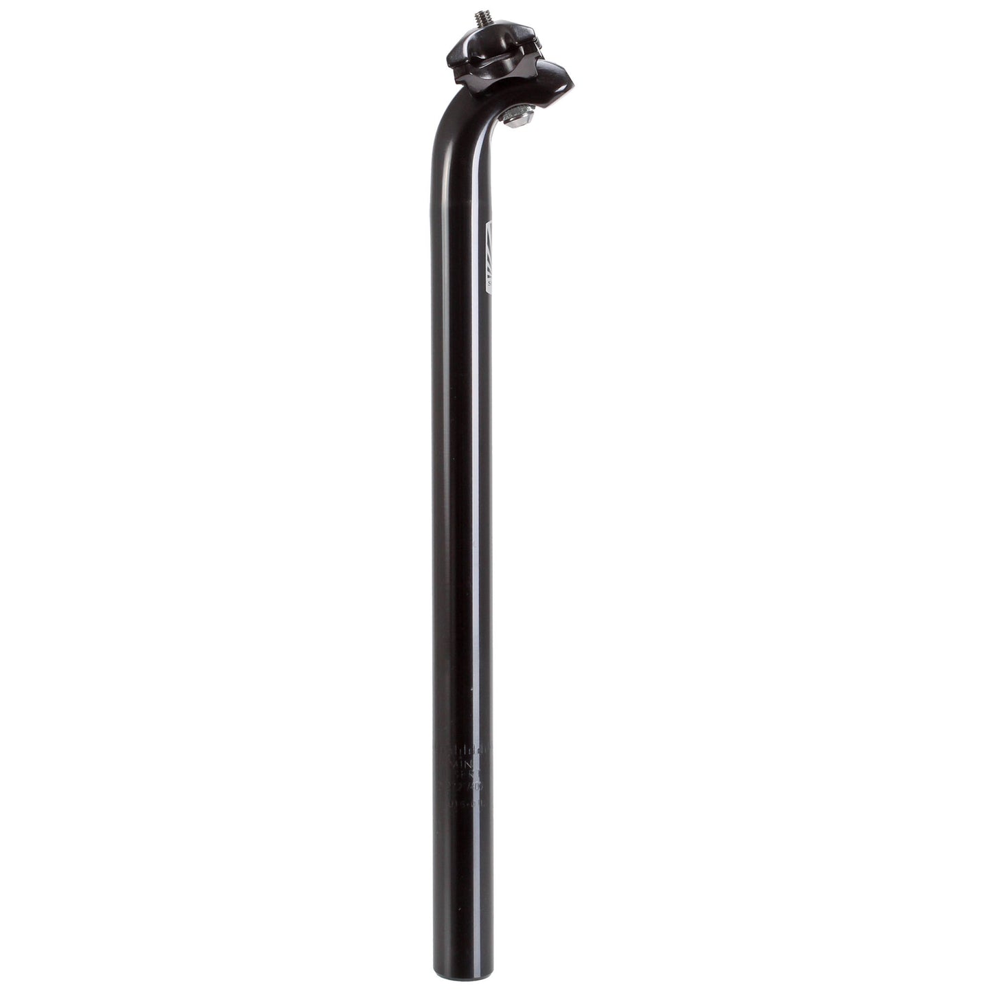 Layback Seatpost 27.2 x 400mm - Black - Bicycle Warehouse