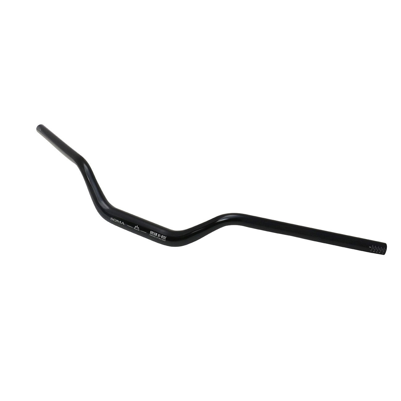 Dream Hi-Rise Riser Bar (31.8) 70mm/780mm - Black - Bicycle Warehouse