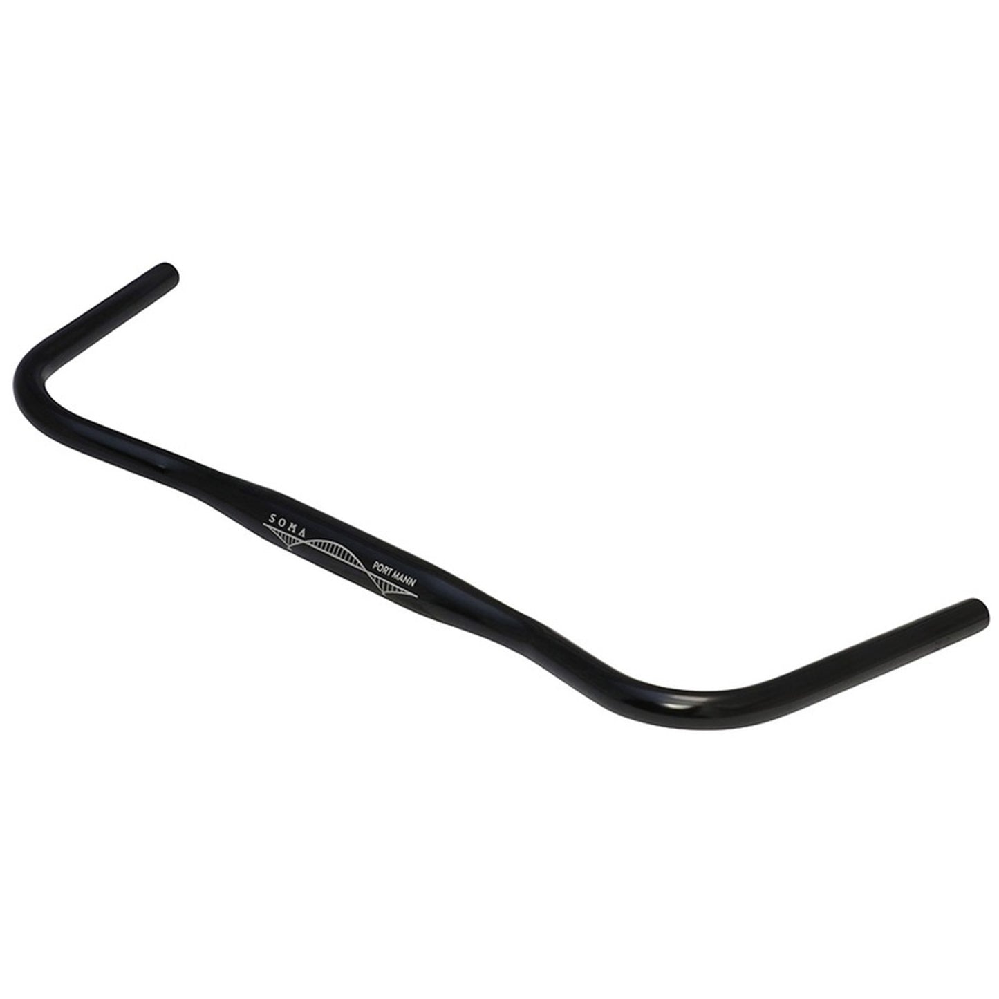 Port Mann Handlebar (31.8) 25mm/650mm - Black - Bicycle Warehouse