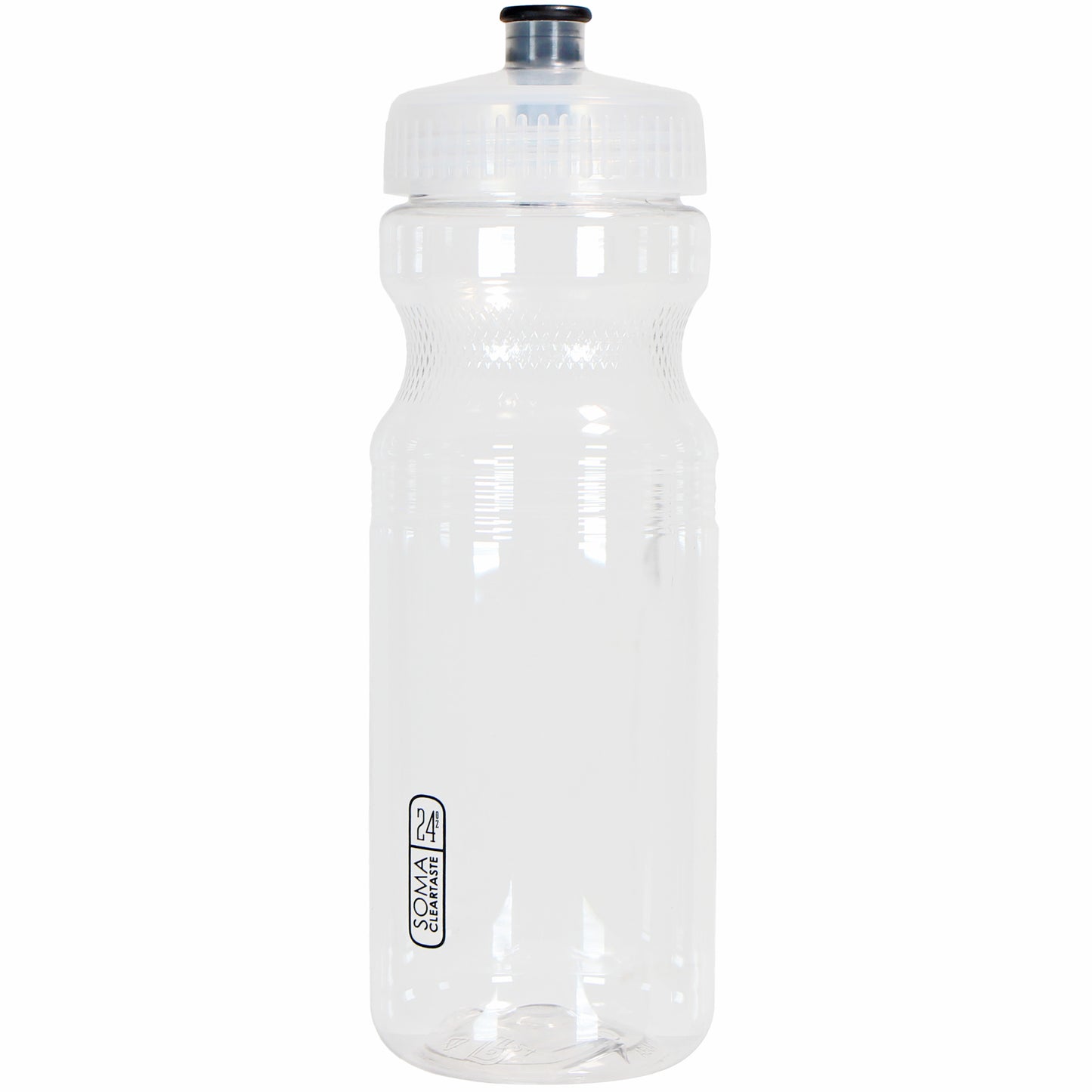 Clear Taste Water Bottle Clear/Black 24oz - Bicycle Warehouse