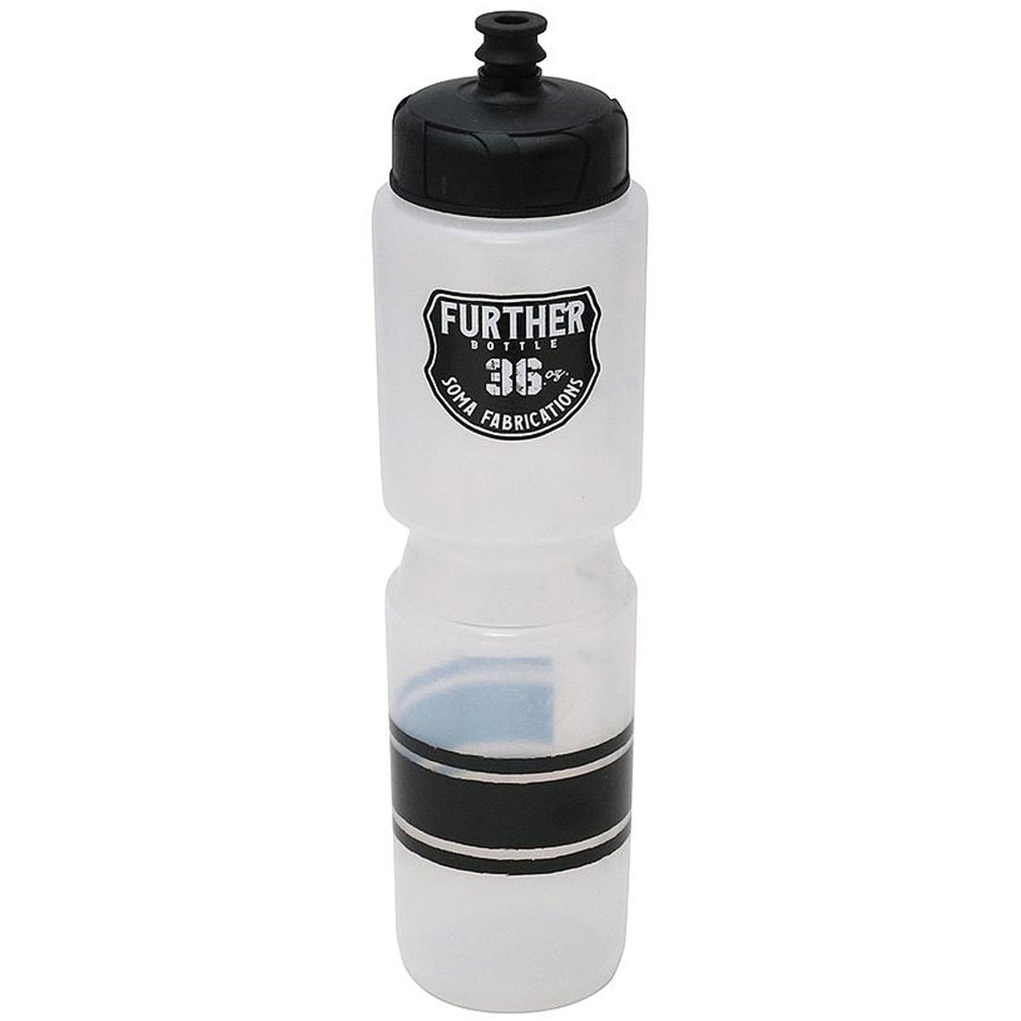 Further Soft Bite Water Bottle Clear/Black 36oz - Bicycle Warehouse