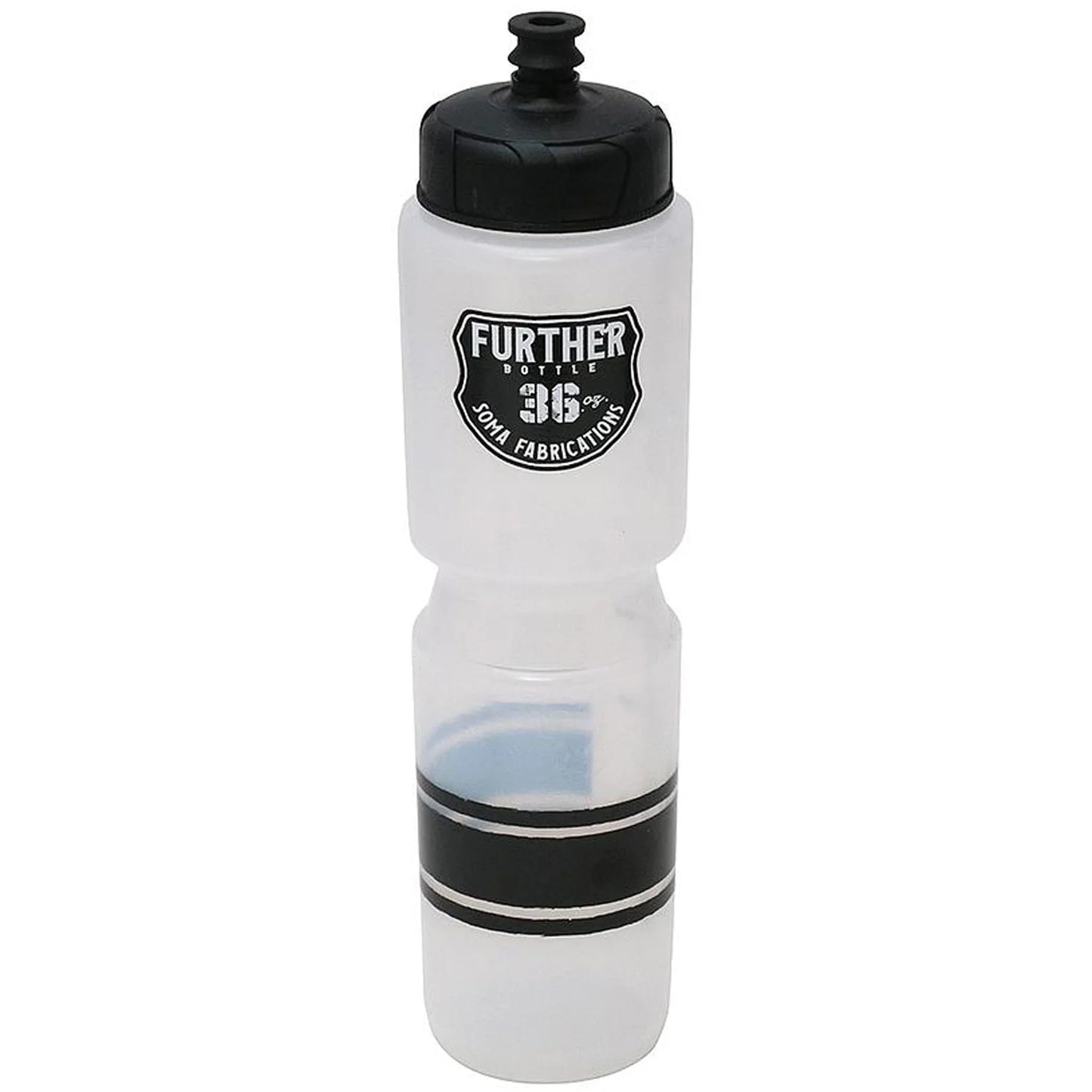 Further Soft Bite Water Bottle Clear/Black 36oz - Bicycle Warehouse