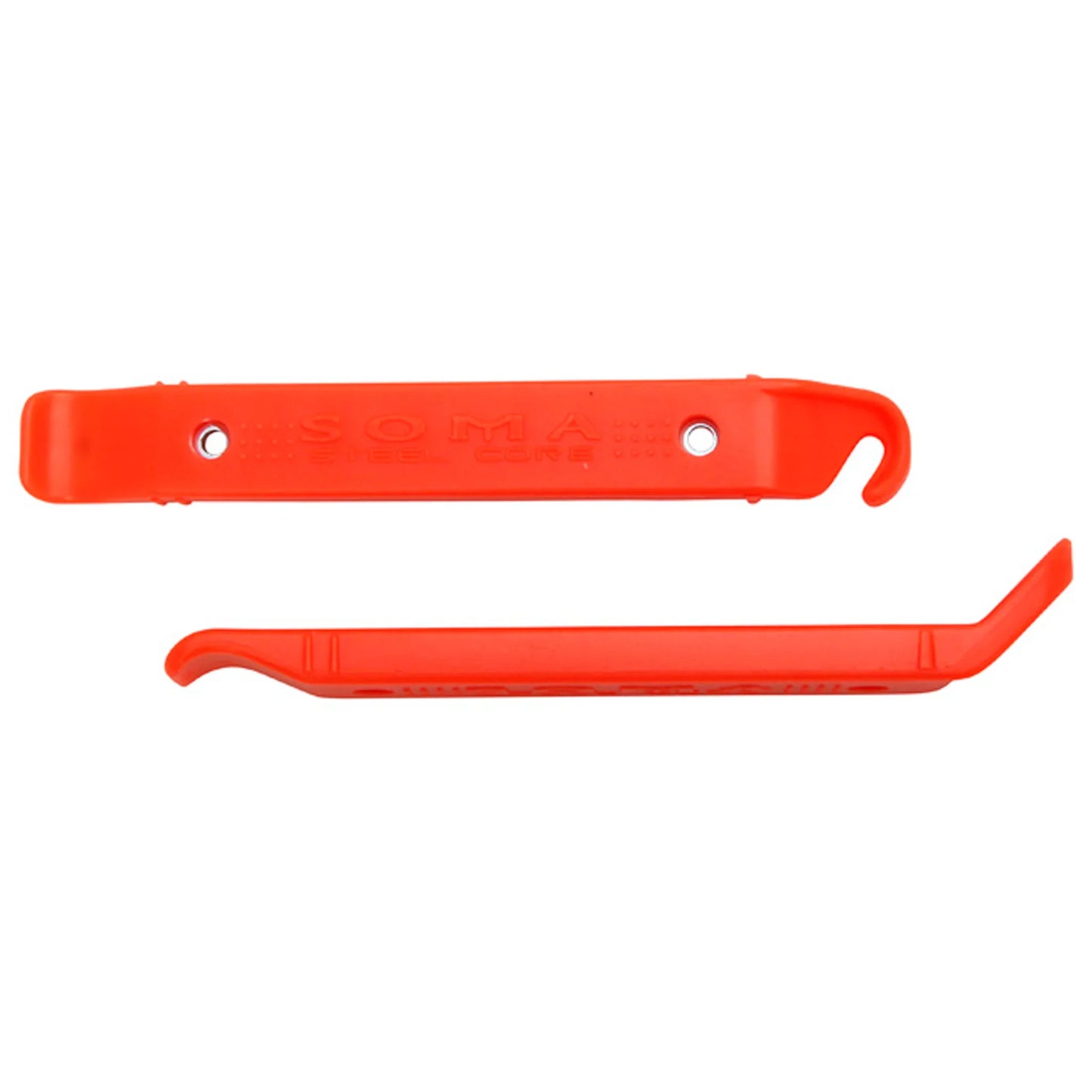 Steel Core Tire Levers Pair - Neon Orange - Bicycle Warehouse