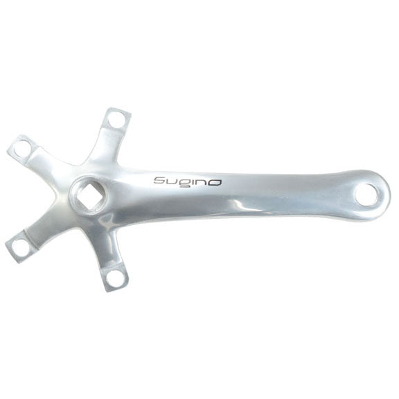 XD2 Double Crank Arms JIS 110 175 Silver - Bicycle Warehouse