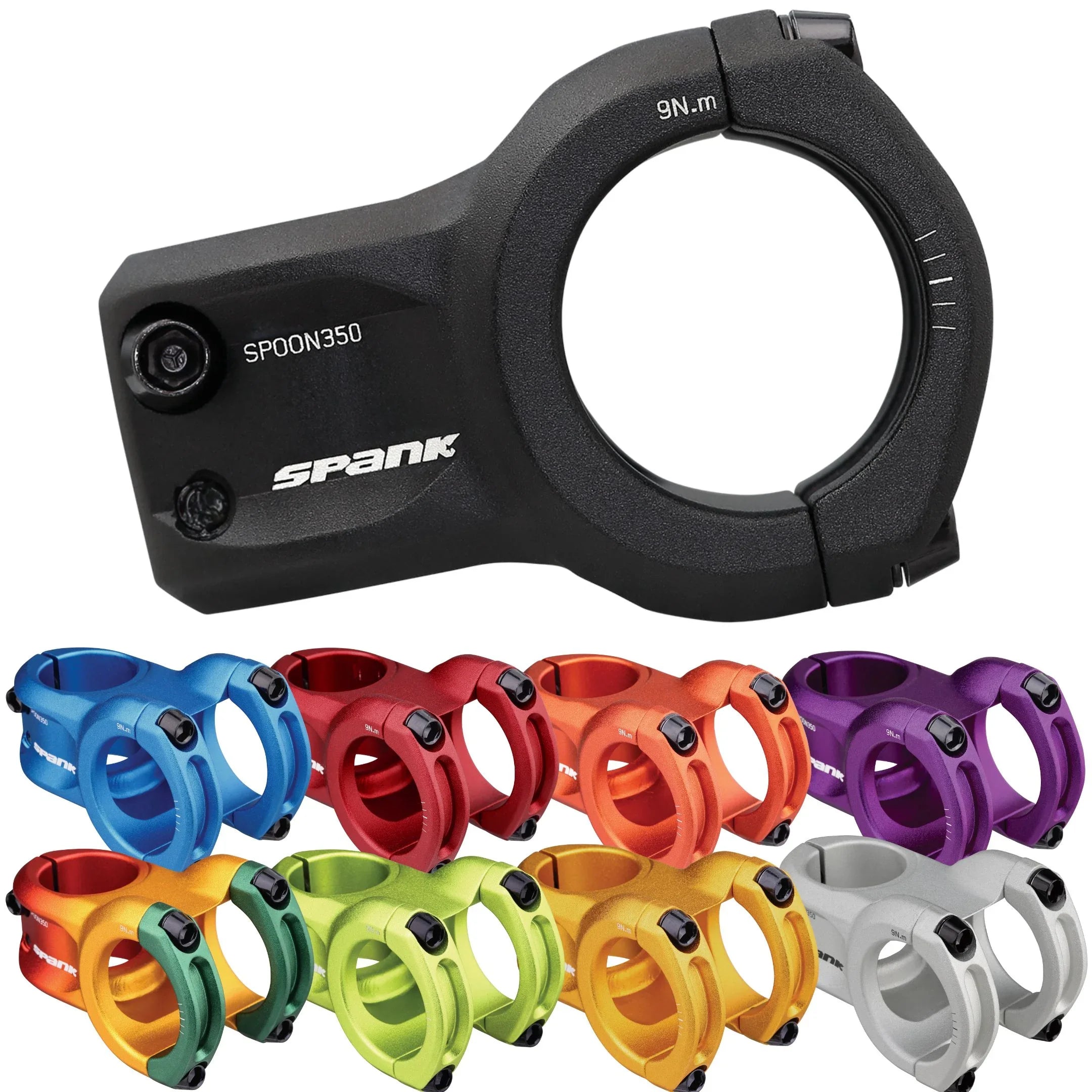Spank Spoon 350 Bike Stem – Ultra-Short 45mm For MTB, Enduro, Trail, E-Bike & More