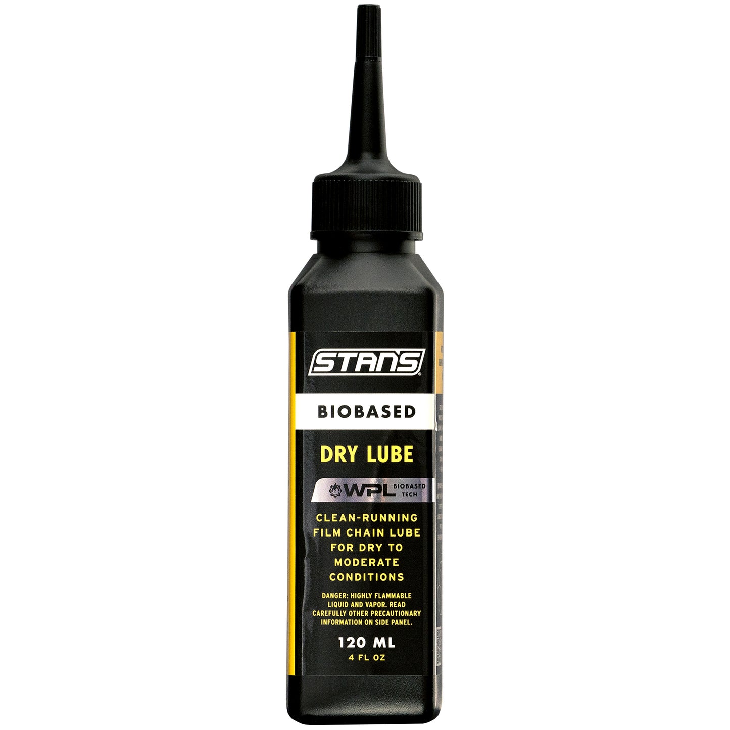 Stans Biobased Dry Chain Lube 120ml (4oz) Drip - Bicycle Warehouse