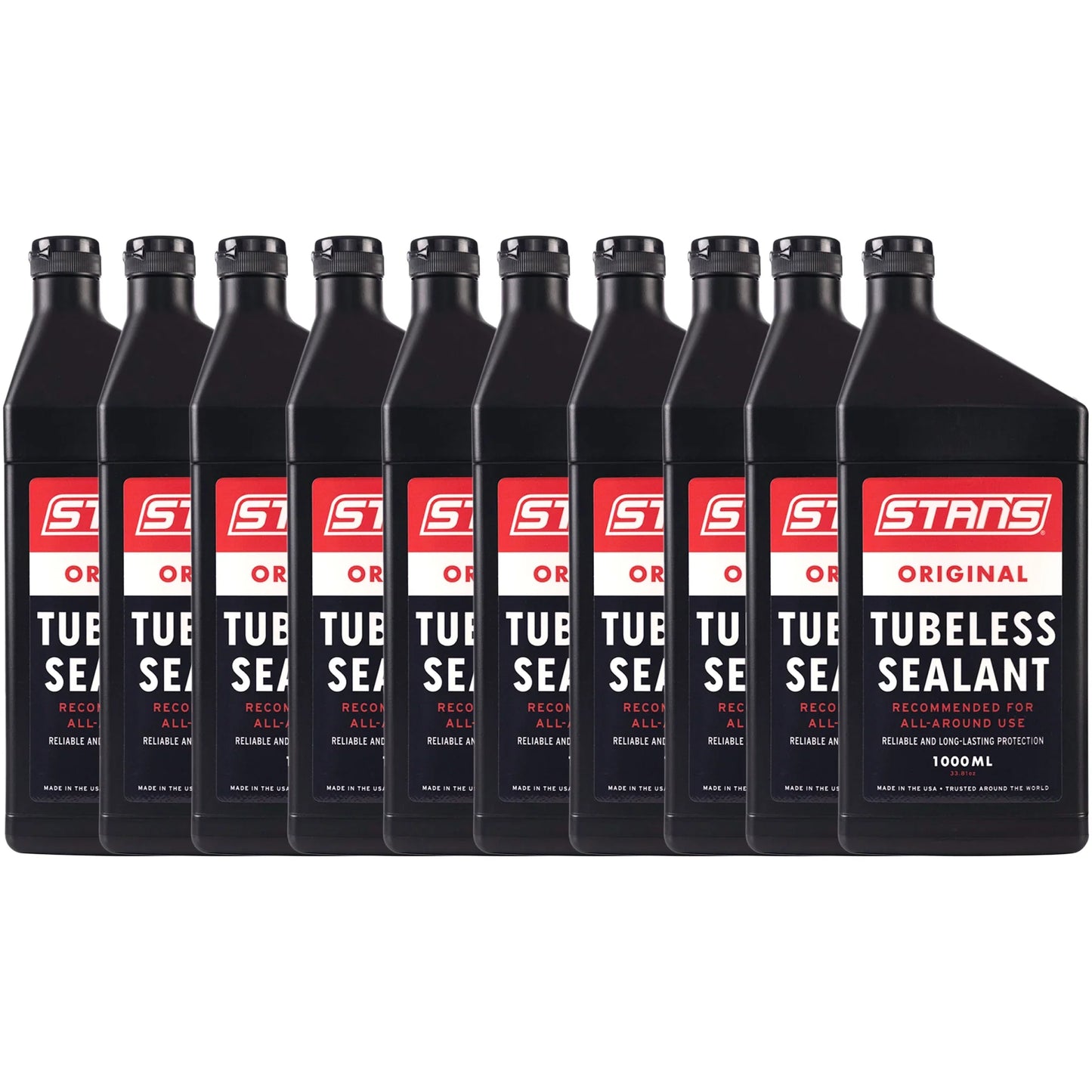 Stans Original Tubeless Sealant 1000ml (33.8oz) 10/Count - Bicycle Warehouse