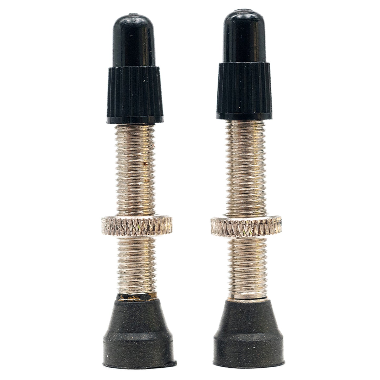 Stans Tubeless Universal Valve Stems - Brass Regular Pair - Bicycle Warehouse
