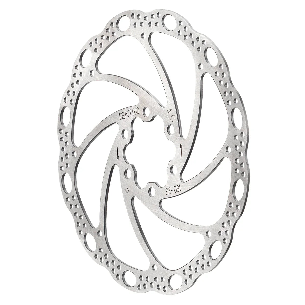 TR160-22 Disc Rotor - 160mm 6-Bolt Silver - Bicycle Warehouse