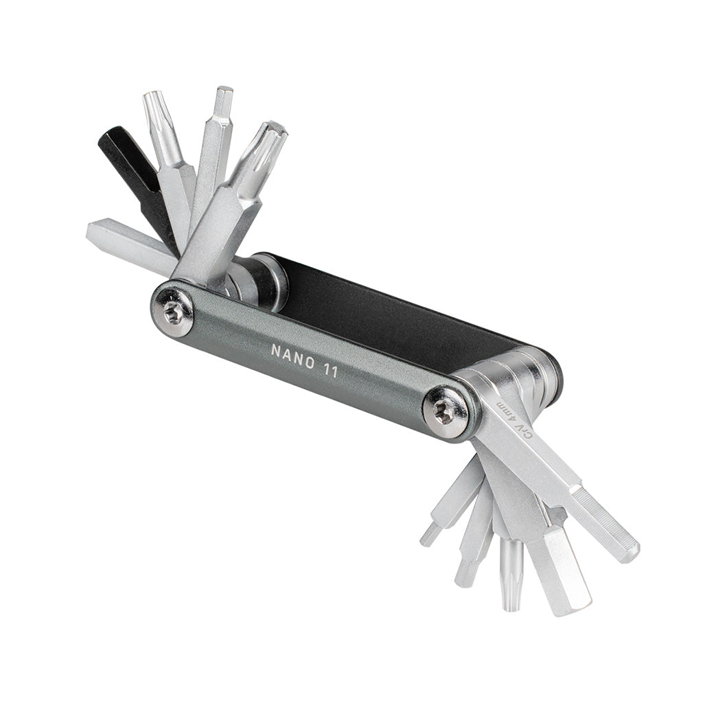 Nano 11 Multi Tool - Black/Gray - Bicycle Warehouse