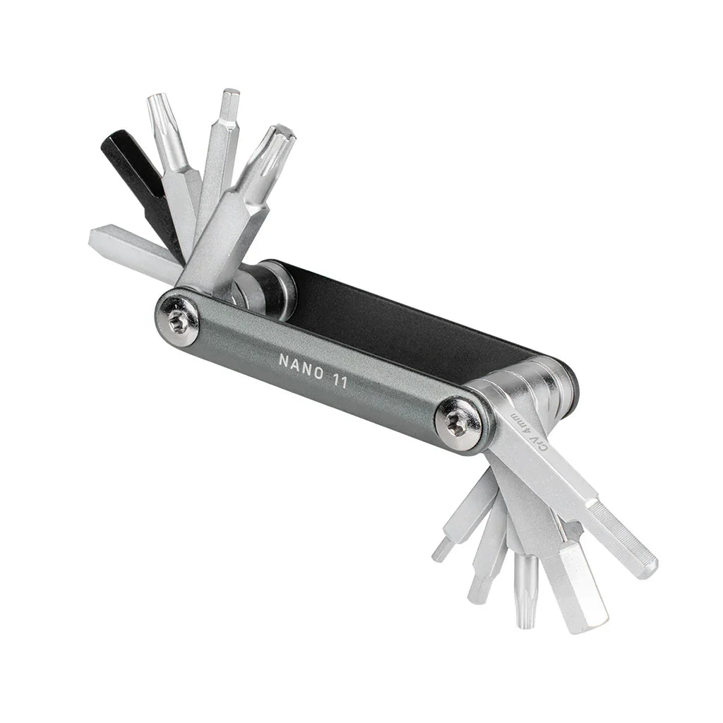 Nano 11 Multi Tool - Black/Gray - Bicycle Warehouse