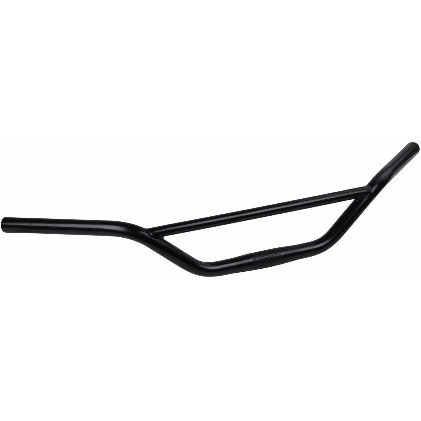 Klunker Handlebar - 25.4 45 Degree Sweep 76mm Rise 680mm width BLK - Bicycle Warehouse