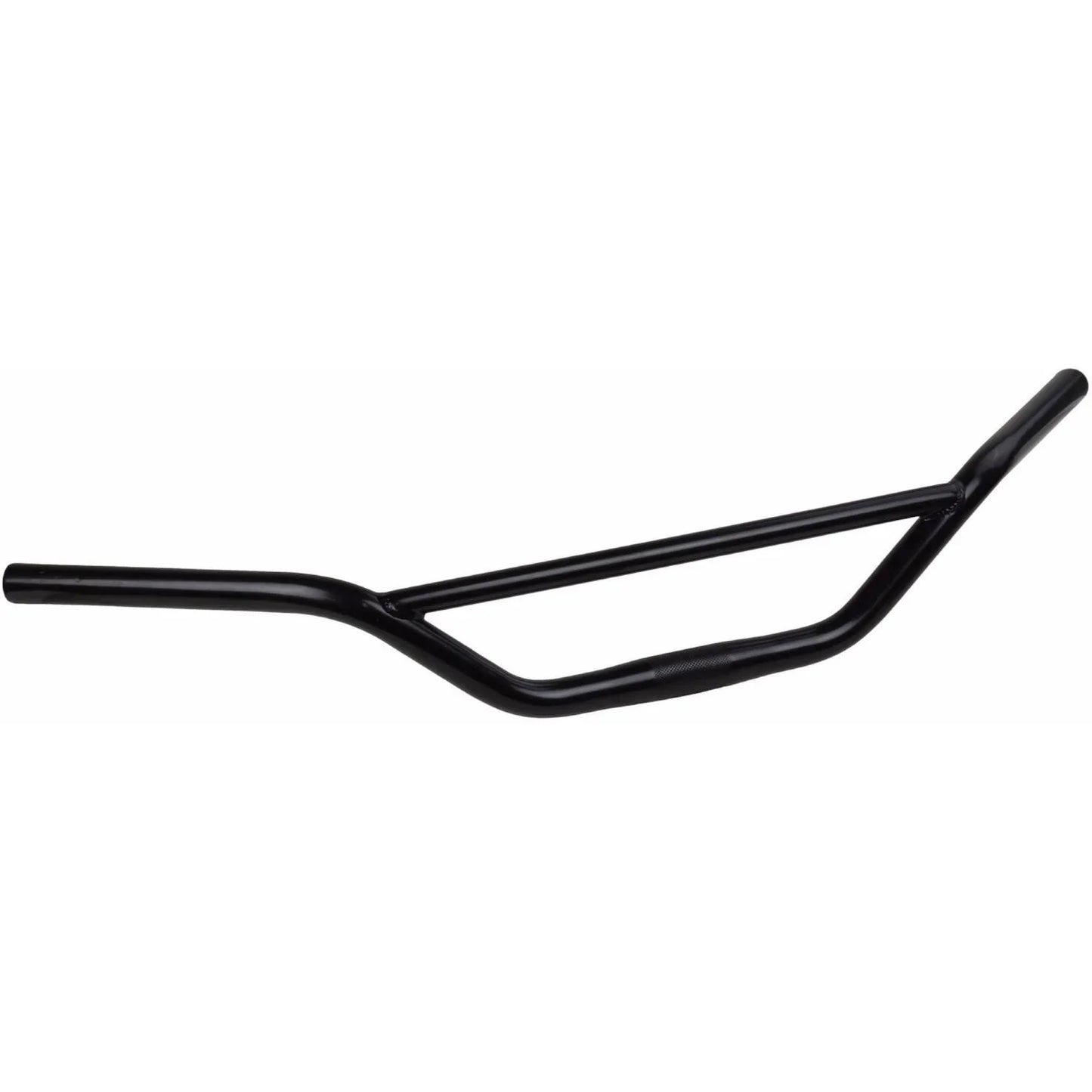 Klunker Handlebar - 25.4 45 Degree Sweep 76mm Rise 680mm width BLK - Bicycle Warehouse