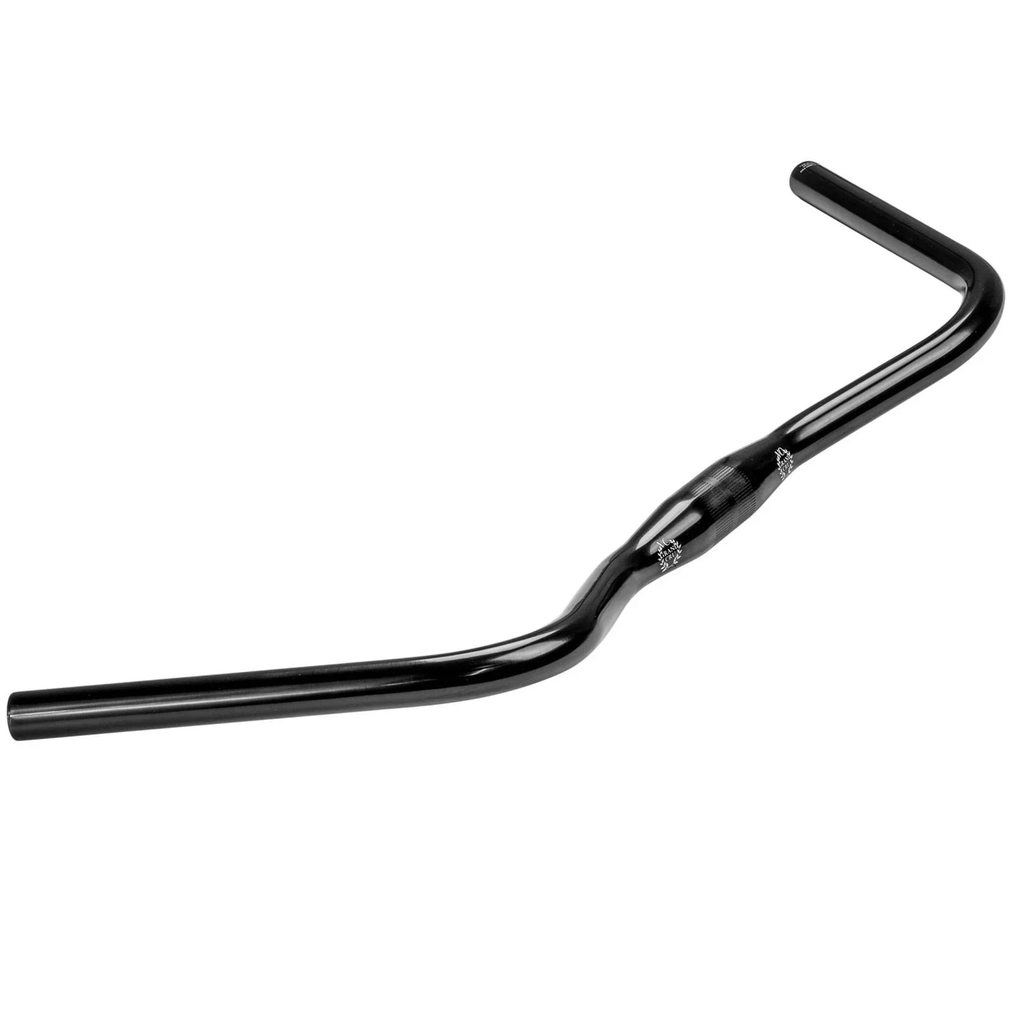 Granola Handlebar - 31.8 60 degree Sweep 30mm Rise 650mm width BLK - Bicycle Warehouse