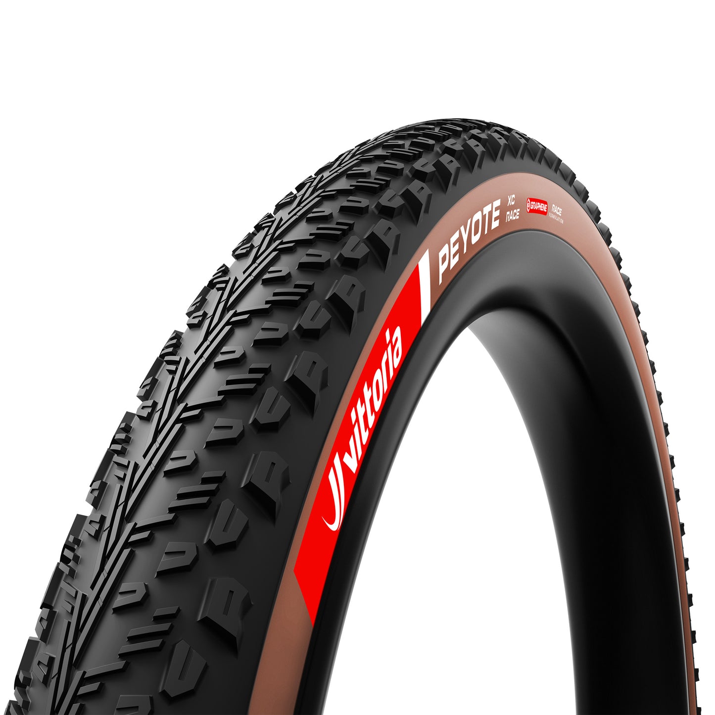 Peyote XC Race Tire - 29 x 2.4 Tubeless Folding Brown Graphene + Silica G2.0 - Bicycle Warehouse