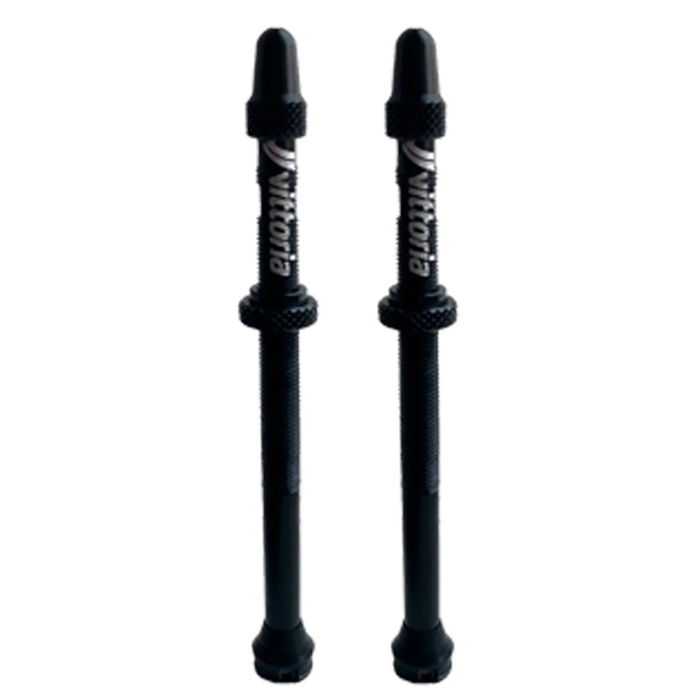 Multiway Tubeless Valve Alloy Black 80mm (Pair) - Bicycle Warehouse