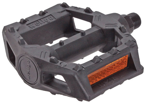 LU-205 BMX Resin Pedals 1/2" - Black - Bicycle Warehouse