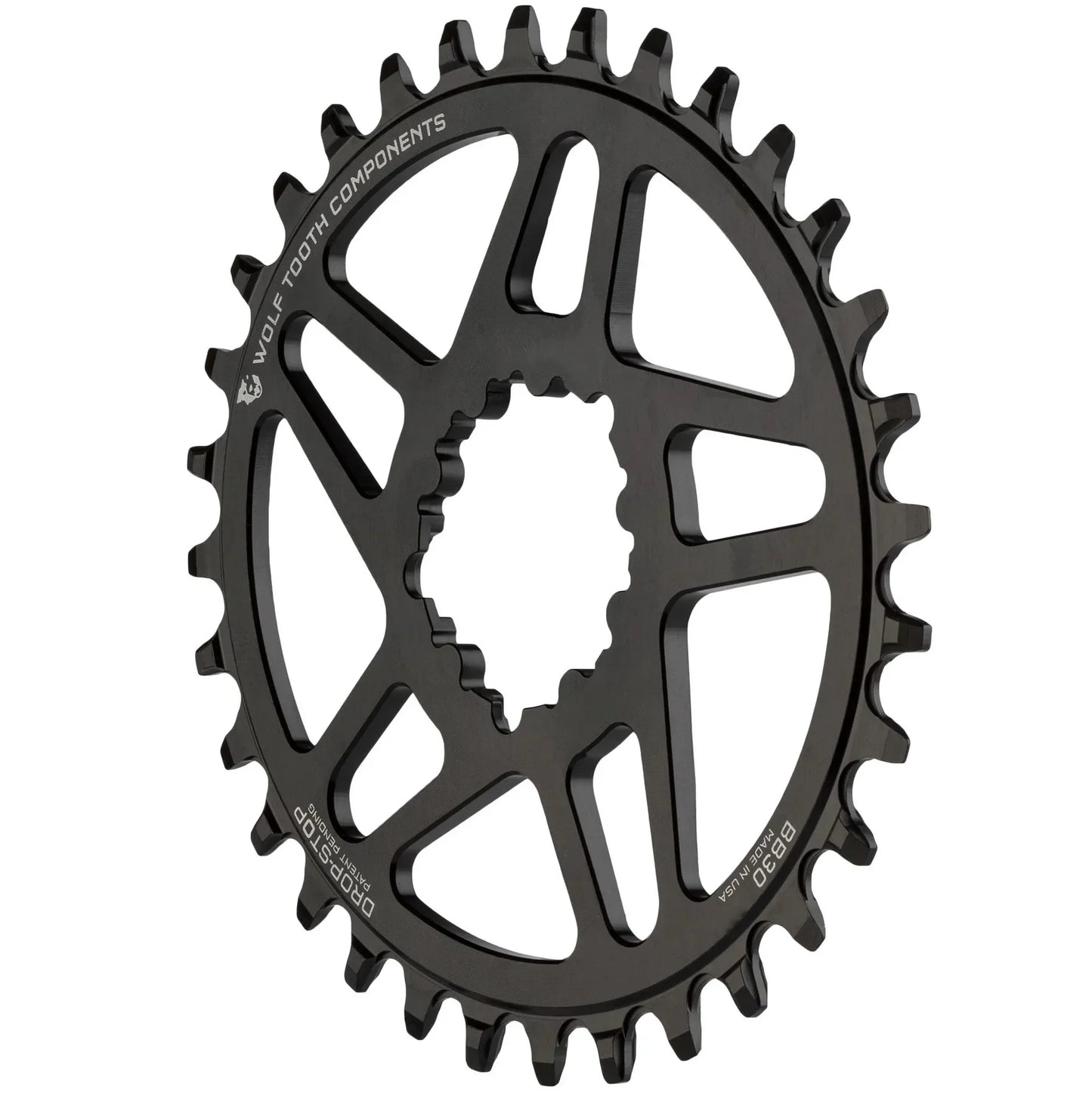 Direct Mount Chainring - 34t SRAM Direct Mount For SRAM 3-Bolt Boost Requires 12-Speed Hyperglide+ Chain BLK - Bicycle Warehouse