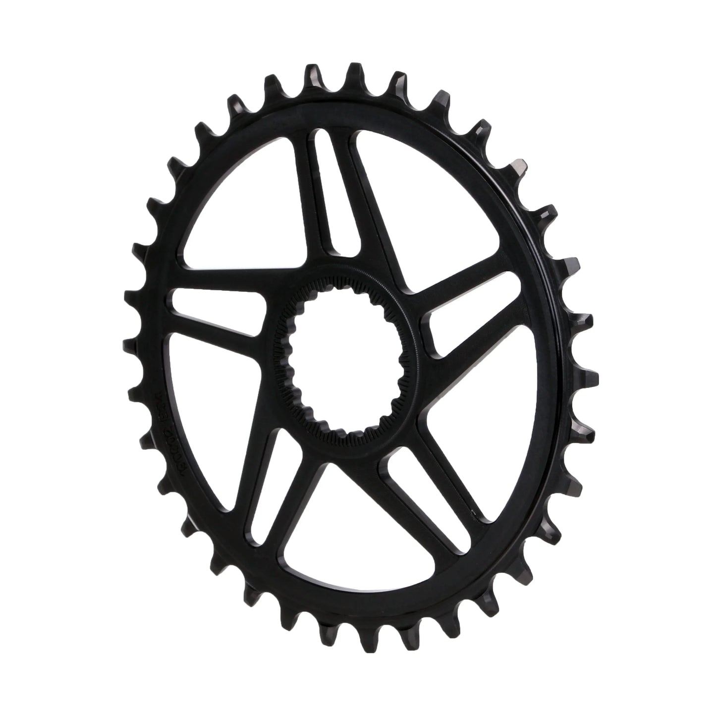Direct Mount Chainring - 34t Shimano DM For Boost Cranks 3mm Offset Requires 12-Speed Hyperglide+ Chain BLK - Bicycle Warehouse