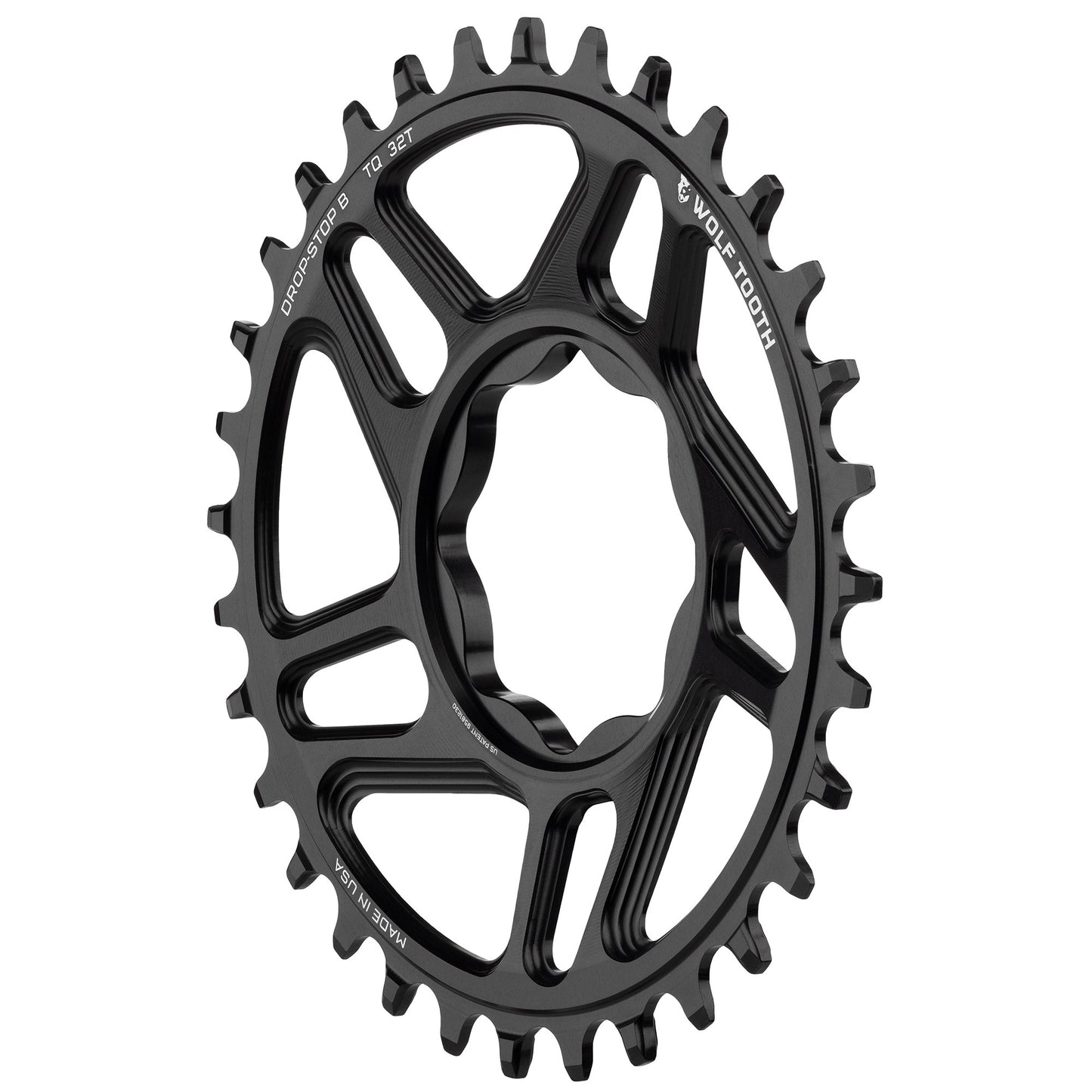 Trek TQ Direct Mount Chainring - Drop-Stop B 32T Black - Bicycle Warehouse