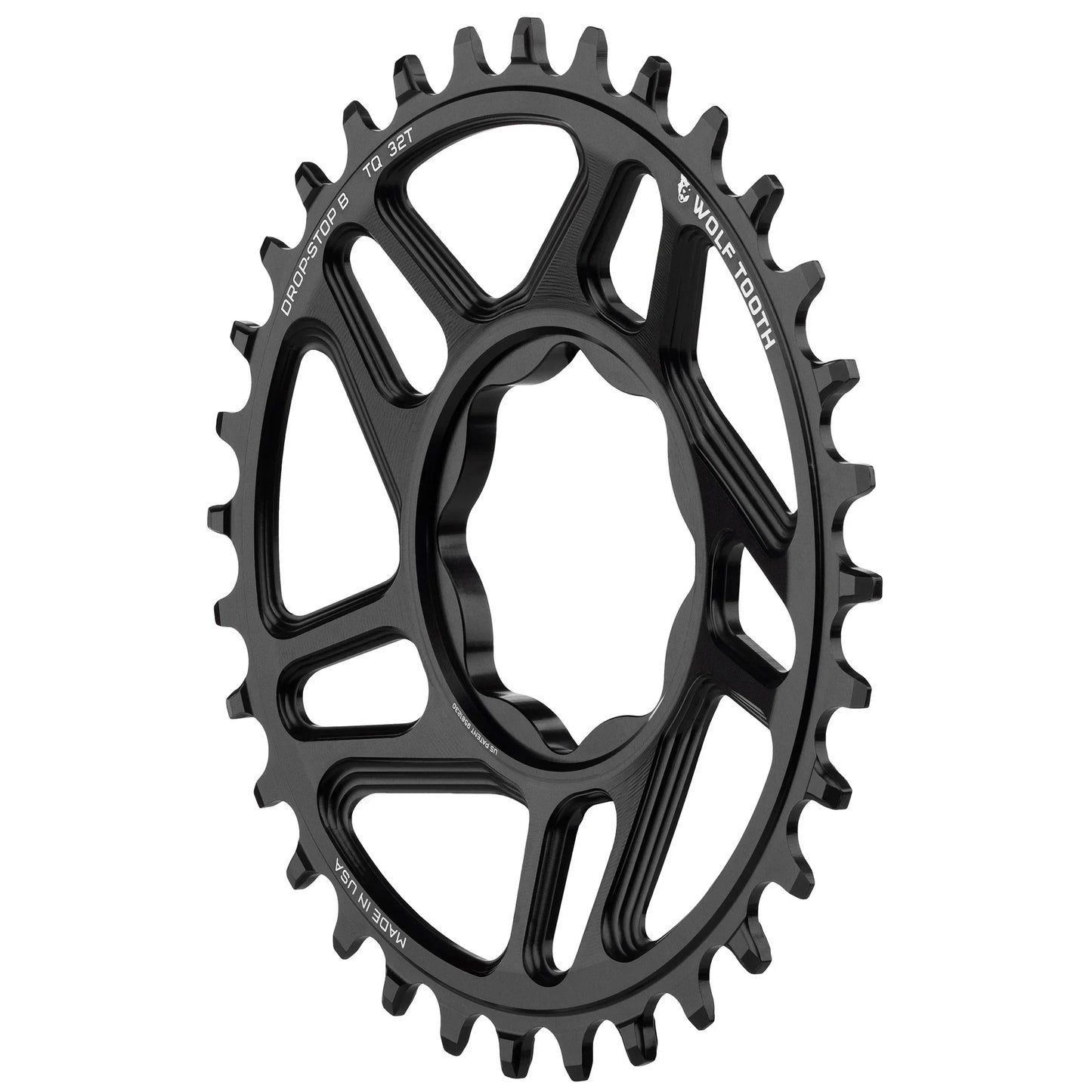 Trek TQ Direct Mount Chainring - Drop-Stop B 32T Black - Bicycle Warehouse