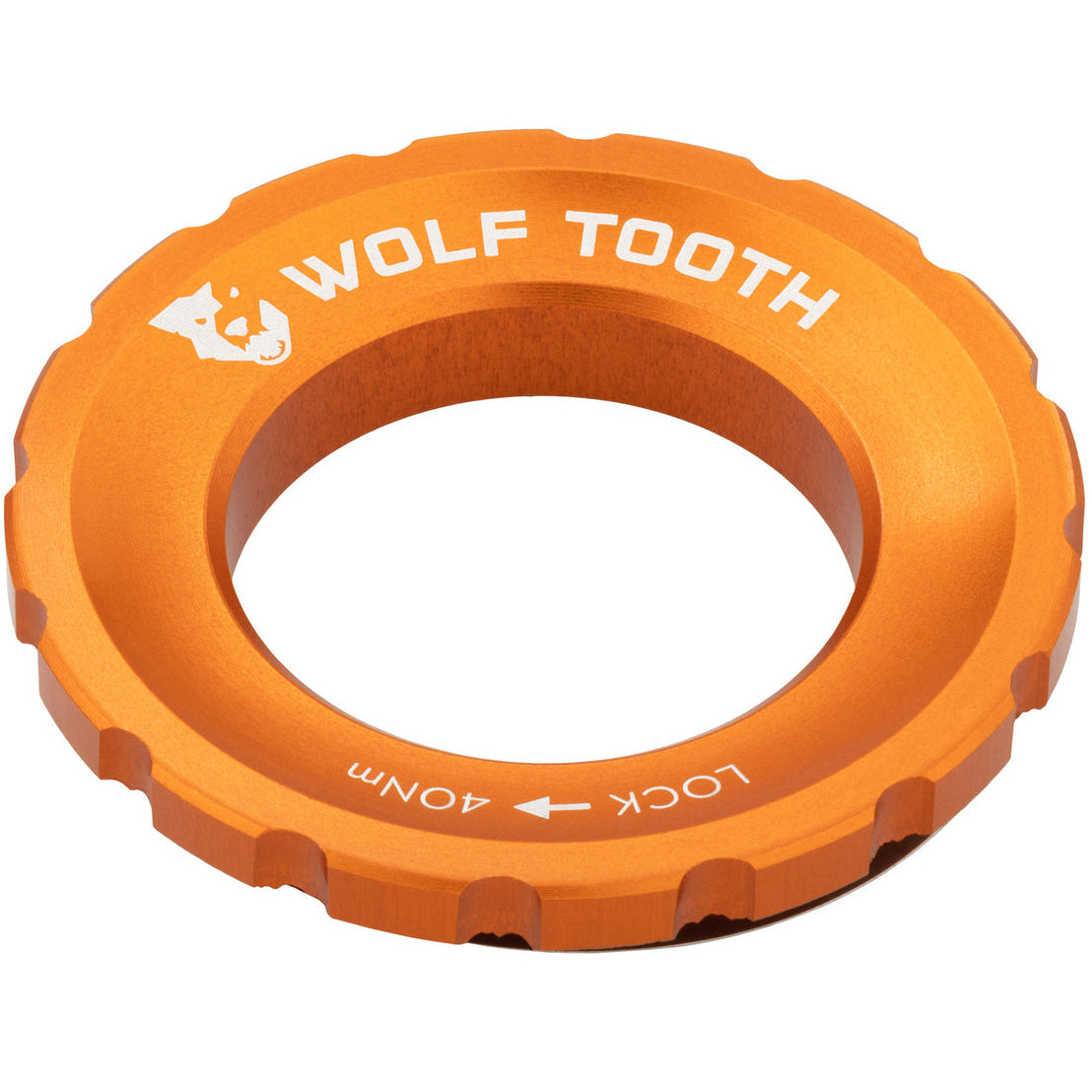 CenterLock Rotor Lockring - External Splined Orange - Bicycle Warehouse