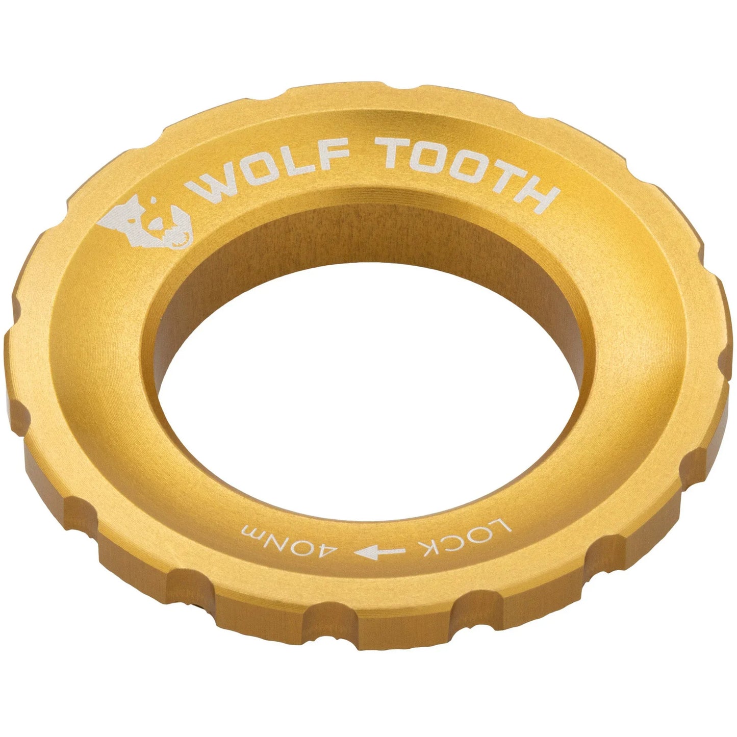 CenterLock Rotor Lockring - External Splined Gold - Bicycle Warehouse