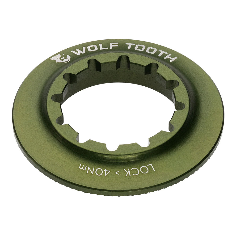 CenterLock Rotor Lock Ring - Internal Splined Olive - Bicycle Warehouse