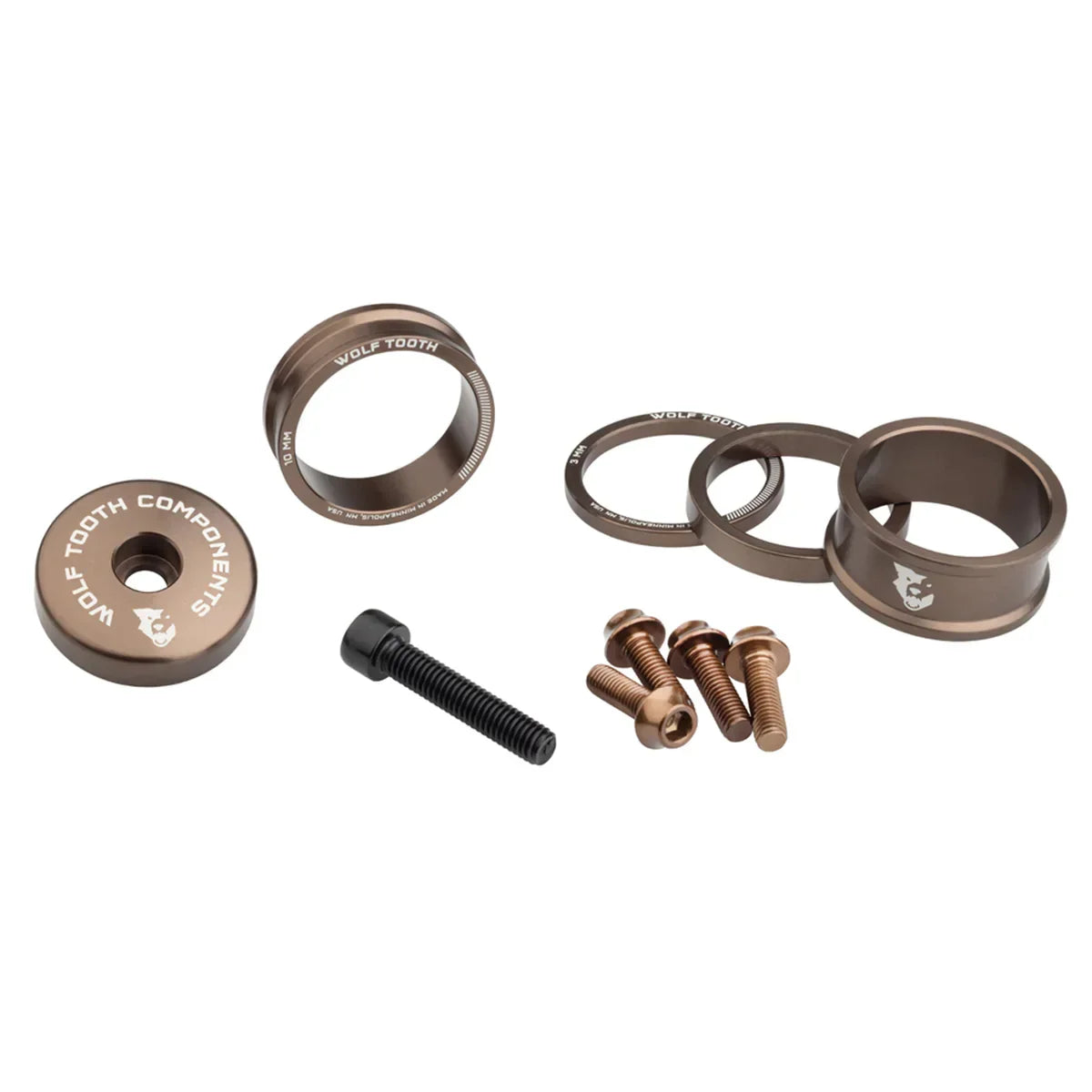 Components Anodized Bling Kit - Espresso - Bicycle Warehouse