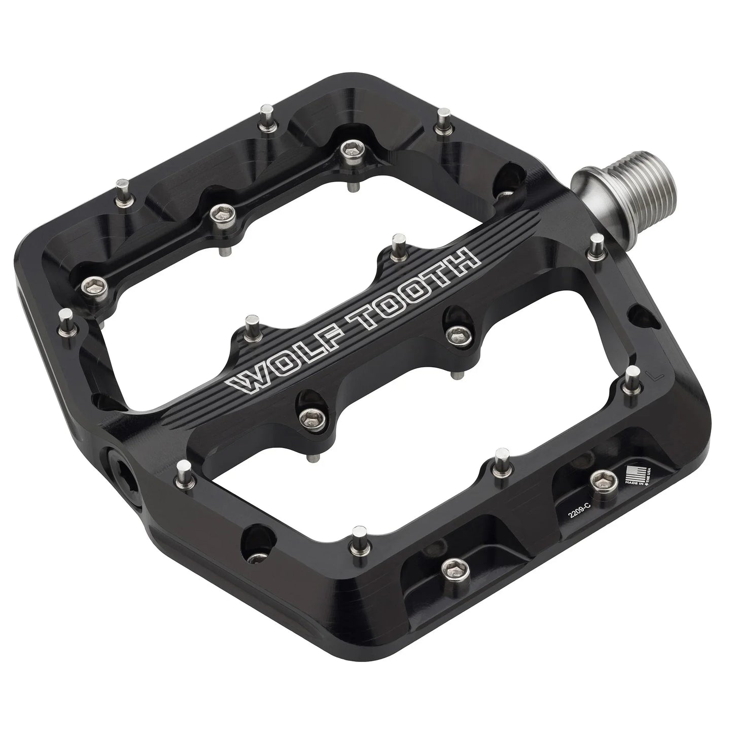 Waveform Pedals - Black Large - Bicycle Warehouse