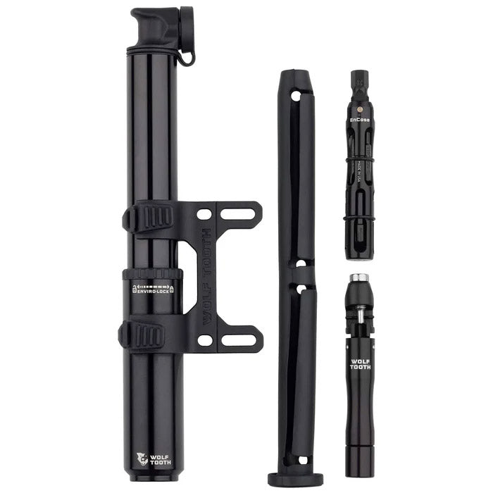 Encase Pump with Chain Tool and Tire Plug Tool - 85cc - Bicycle Warehouse