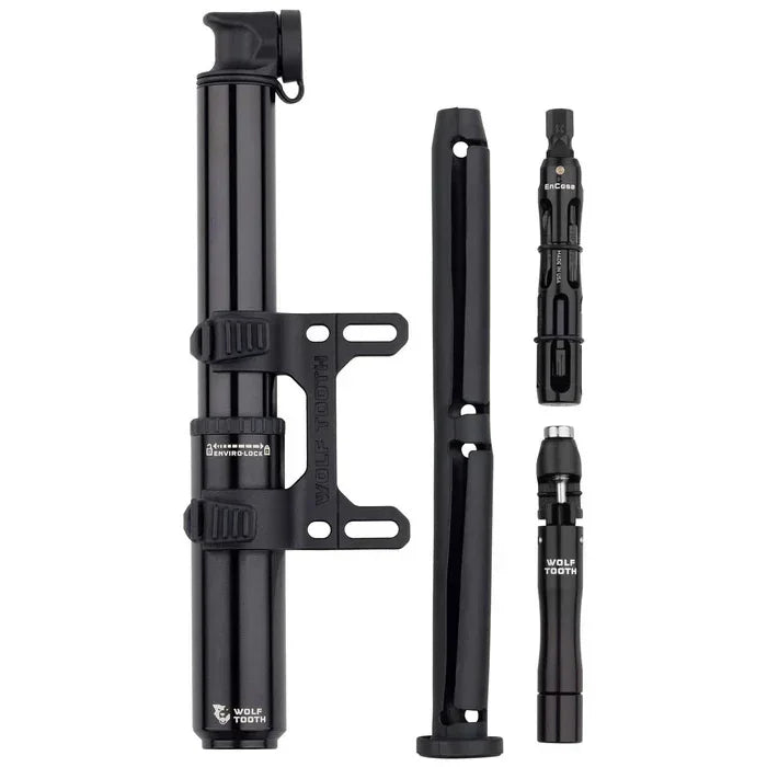 Encase Pump with Chain Tool and Tire Plug Tool - 85cc - Bicycle Warehouse