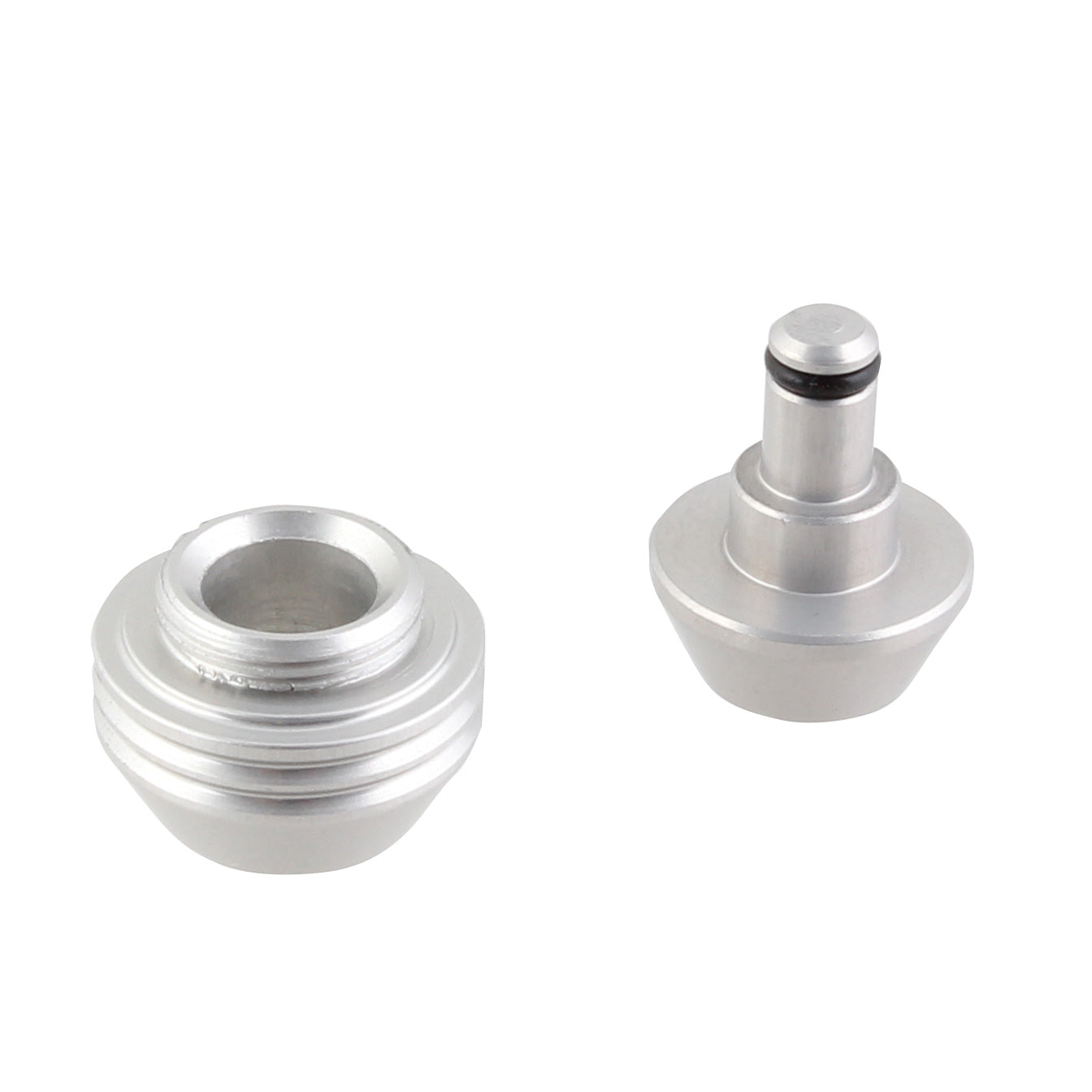 Axle Trainer Caps Silver - Bicycle Warehouse