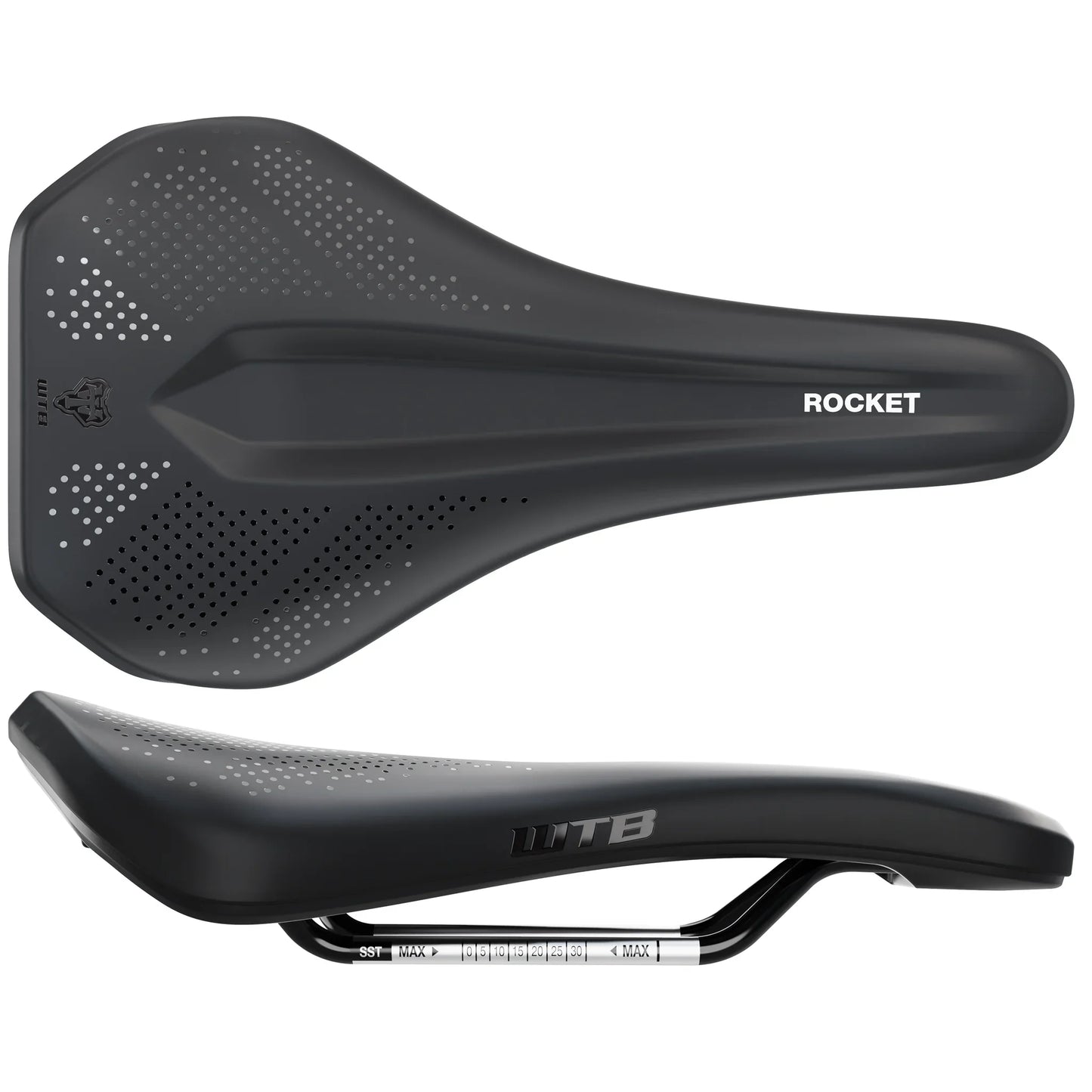 WTB Rocket Saddle - Stainless Medium Fusion Form - Bicycle Warehouse