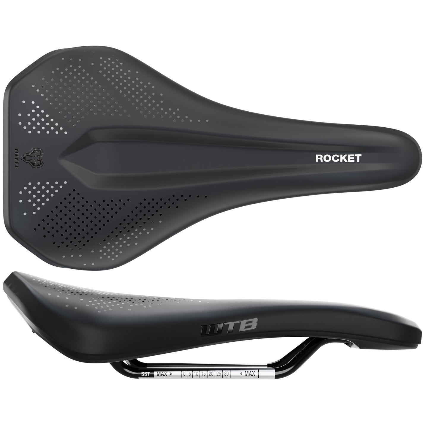 WTB Rocket Saddle - Stainless Medium Fusion Form - Bicycle Warehouse