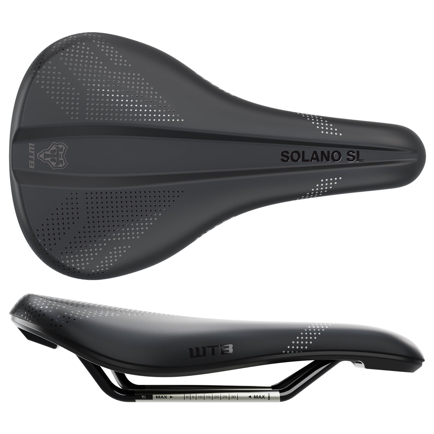 WTB Solano SL Saddle - Titanium Medium Fusion Form - Bicycle Warehouse