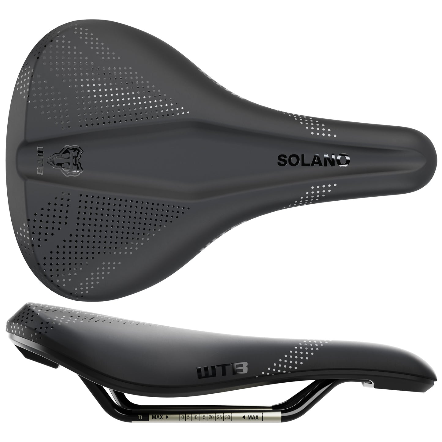 WTB Solano Saddle - Titanium Black Wide Fusion Form - Bicycle Warehouse