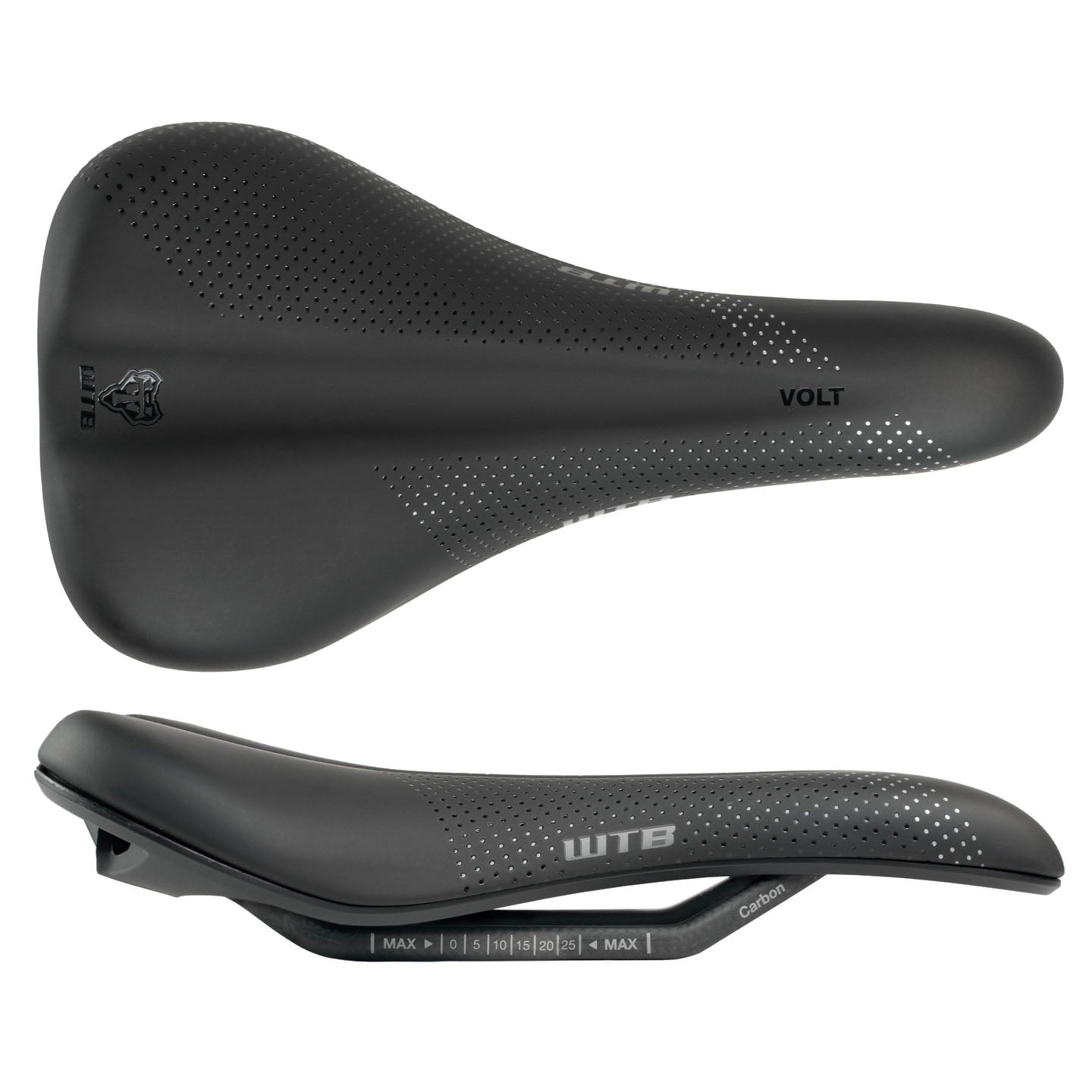Volt Fusion Form Saddle - Carbon Black Medium - Bicycle Warehouse