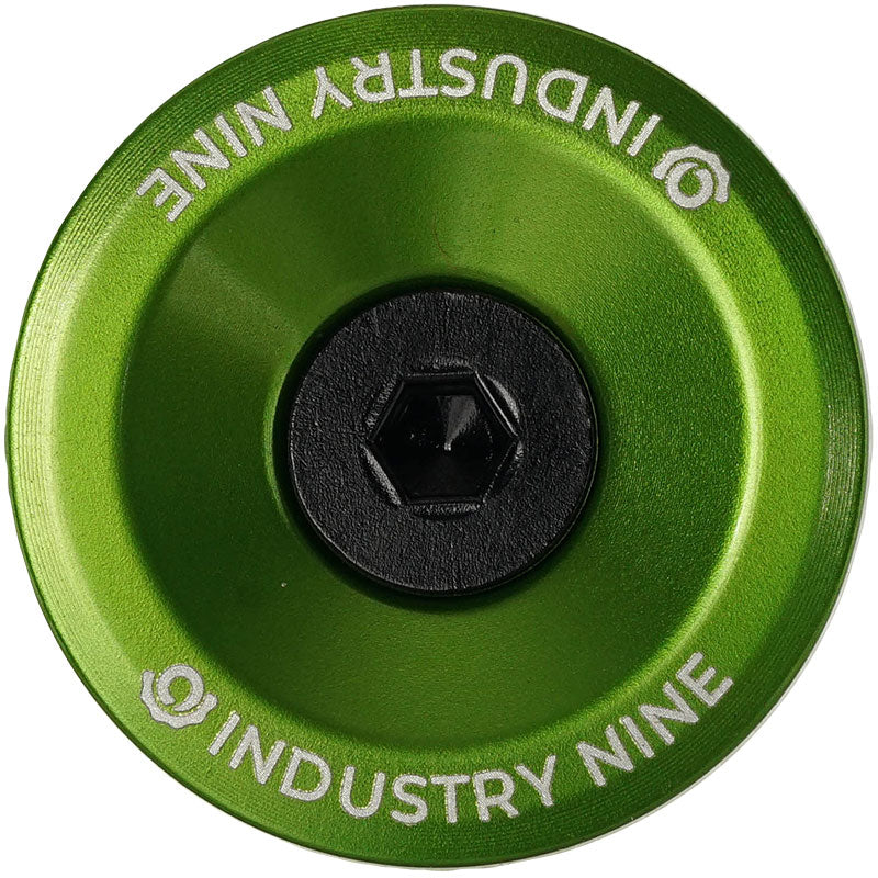 Ultra Light Aluminum Top Cap Lime - Bicycle Warehouse