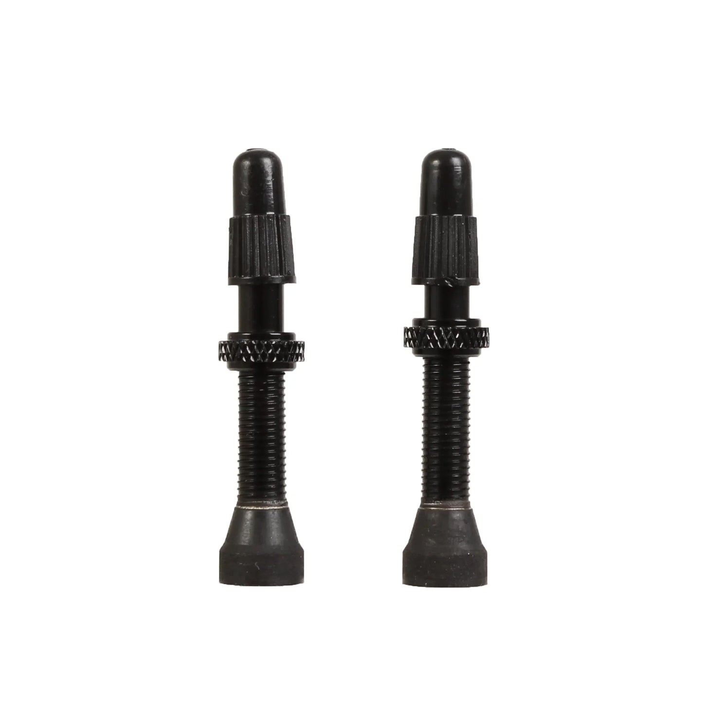 Tubeless Valves - 40mm Black Pair - Bicycle Warehouse