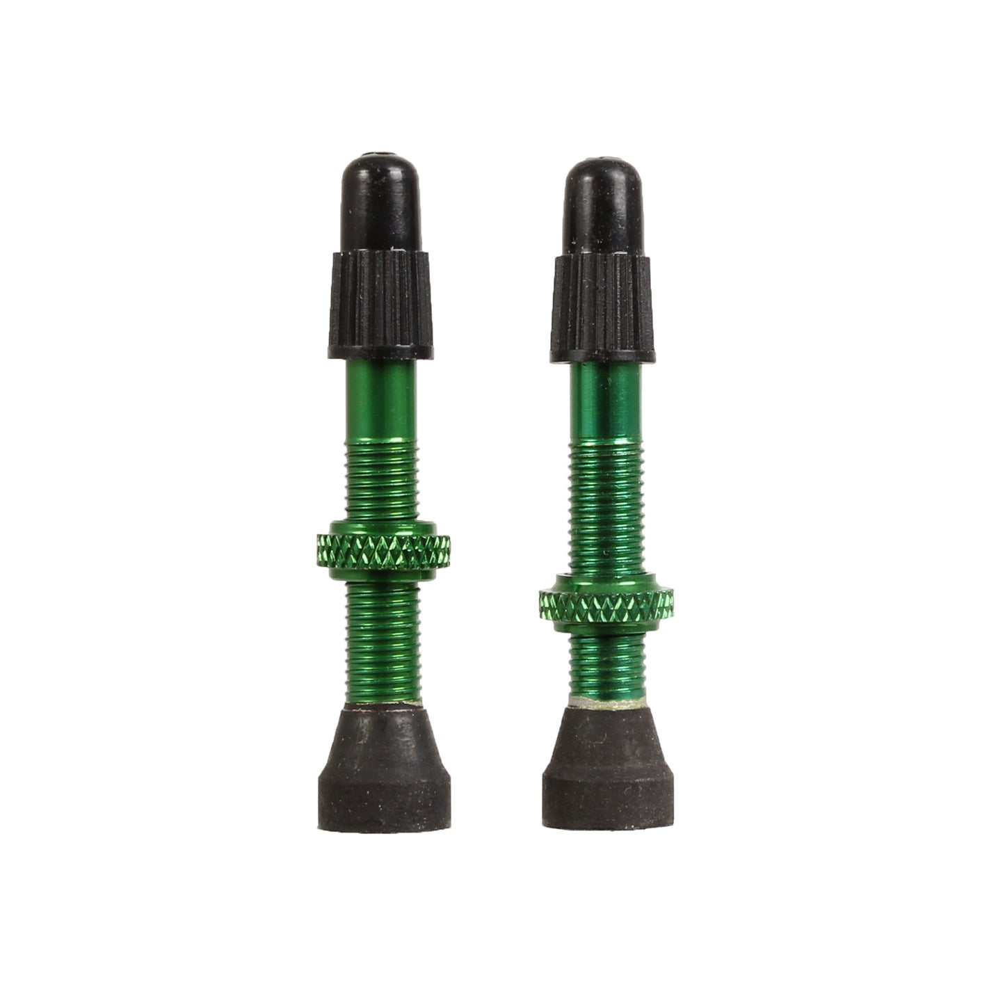 Tubeless Valves - 40mm Green Pair - Bicycle Warehouse