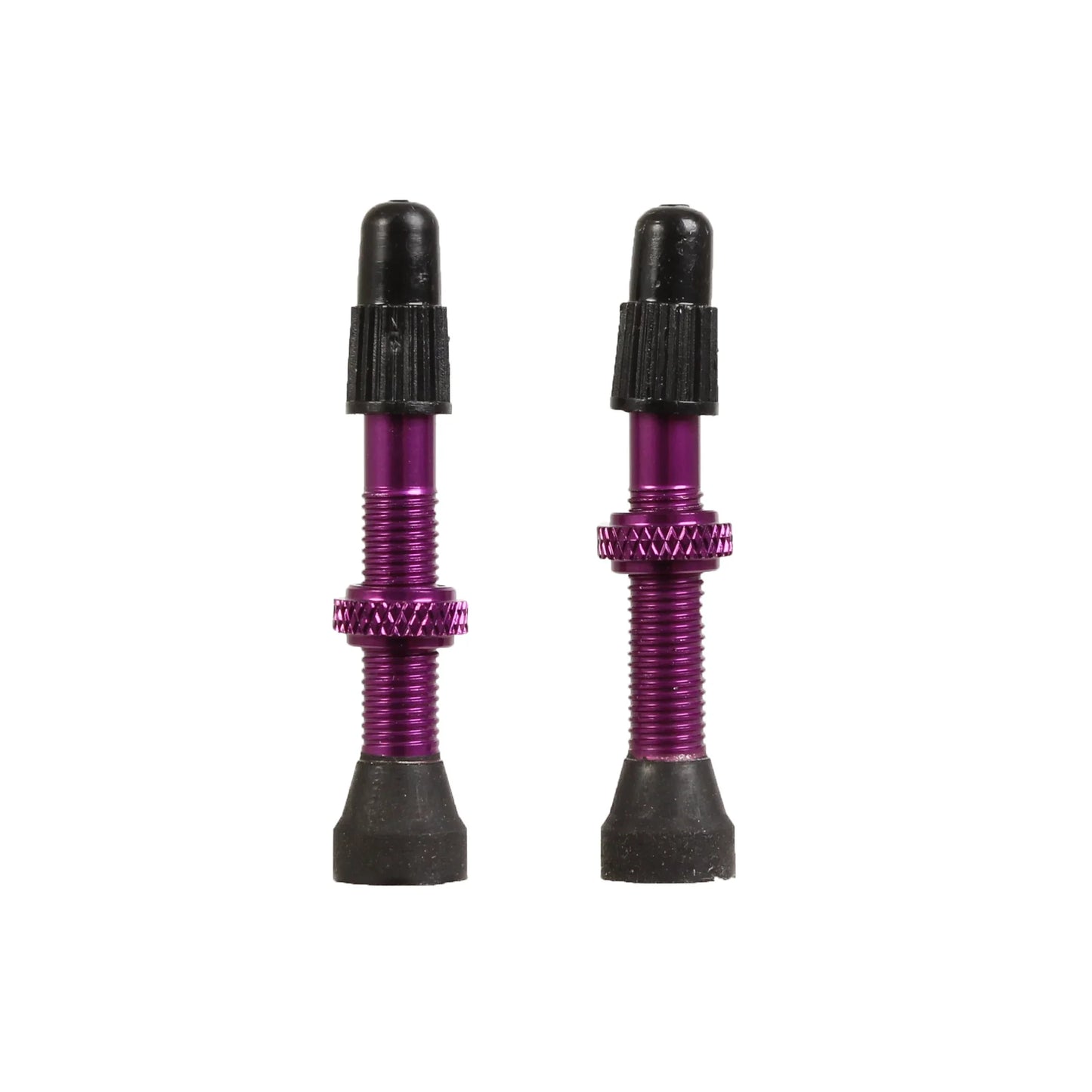Tubeless Valves - 40mm Purple Pair - Bicycle Warehouse