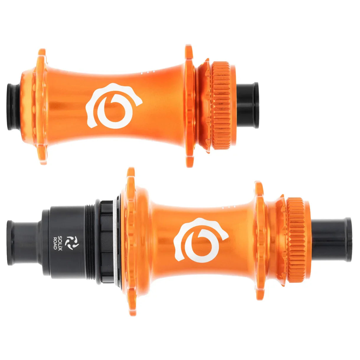 Solix CL Disc Hubs 12x100/142 TA 28h XDR Orange - Bicycle Warehouse