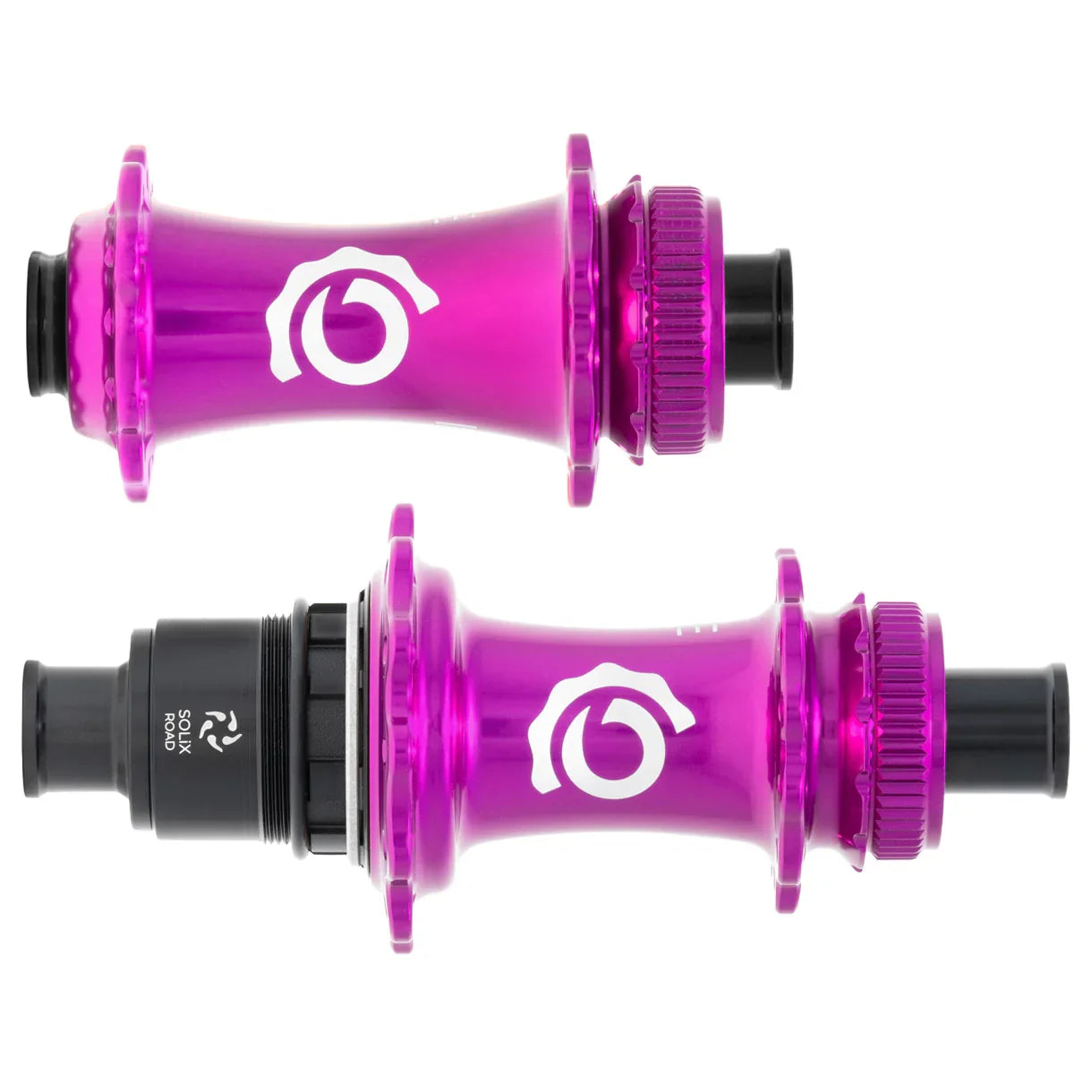 Solix CL Disc Hubs 12x100/142 TA 28h HG11 Purple - Bicycle Warehouse