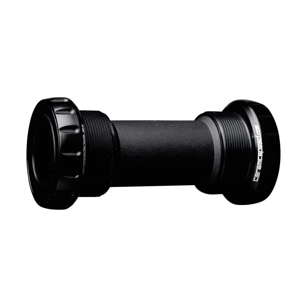 BSA Road Bottom Bracket - English Thread 68mm 24mm Spindle Coated Races BLK - Bicycle Warehouse