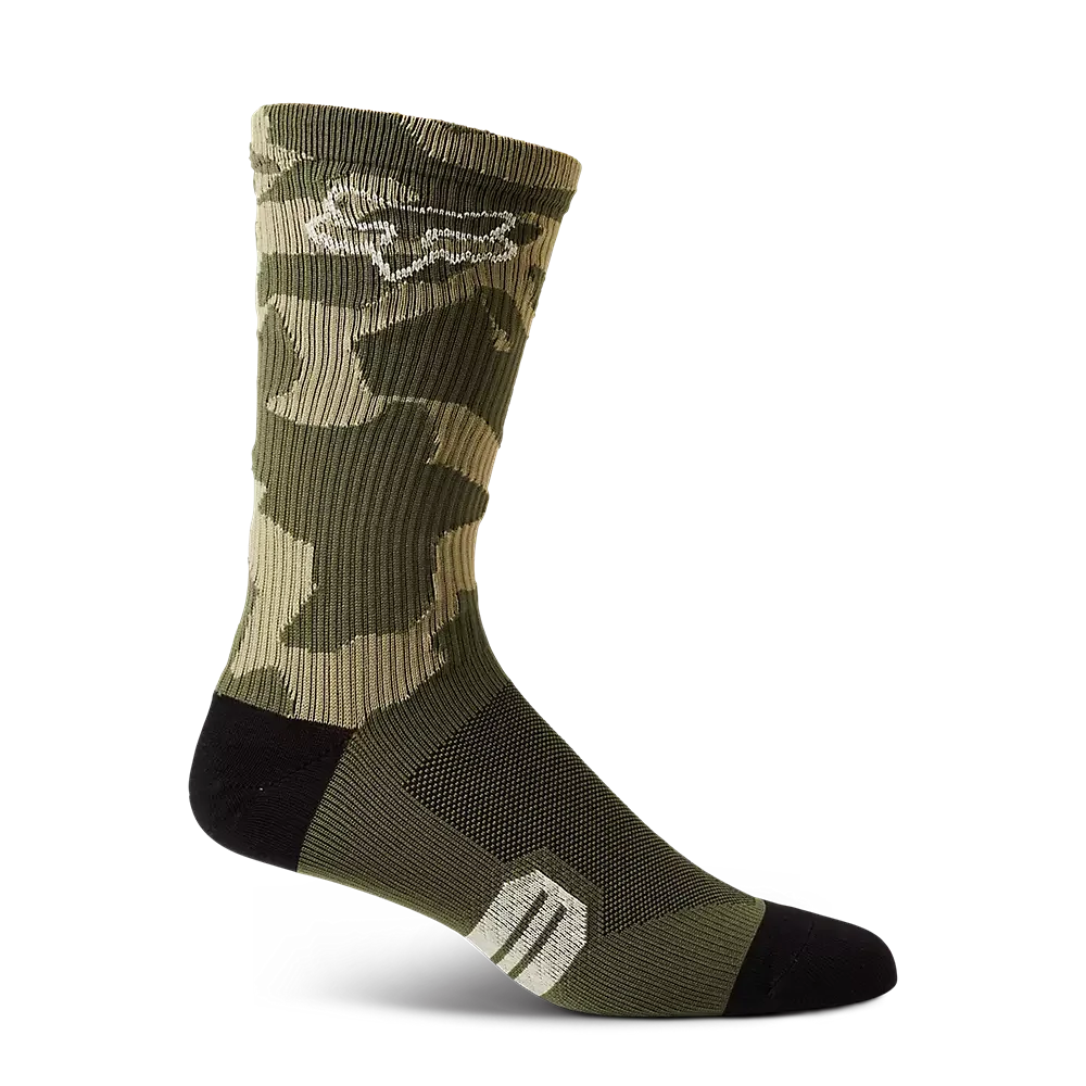 Fox 8" Ranger Camo Mountain Bike Socks - Socks - Bicycle Warehouse