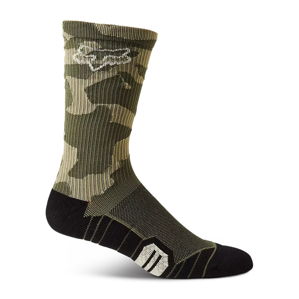Fox 8" Ranger Cushion Camo Mountain Bike Socks - Socks - Bicycle Warehouse